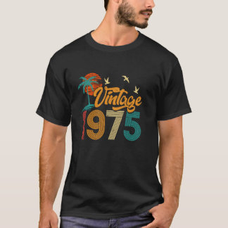 50 Year Old Gifts Vintage Made In 1975 Funny 50th T-Shirt