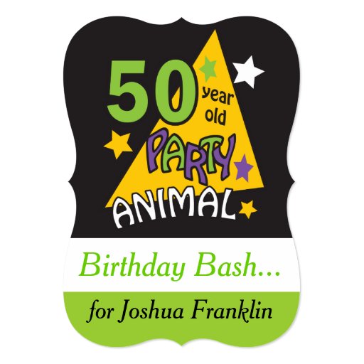 50 Year Old Invitations 5