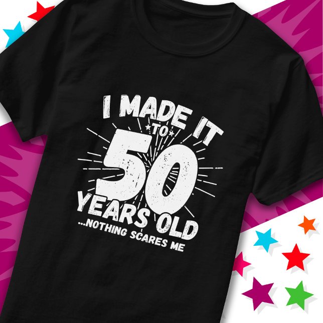 50 Year Old Sarcastic Meme Funny 50th Birthday T-Shirt (Creator Uploaded)