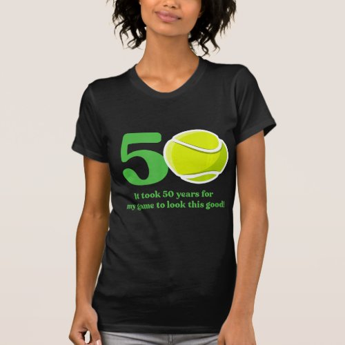 50 Year Old Tennis Player 1972 50th Birthday T_Shirt