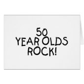 50 Year Olds Rock (Front Horizontal)