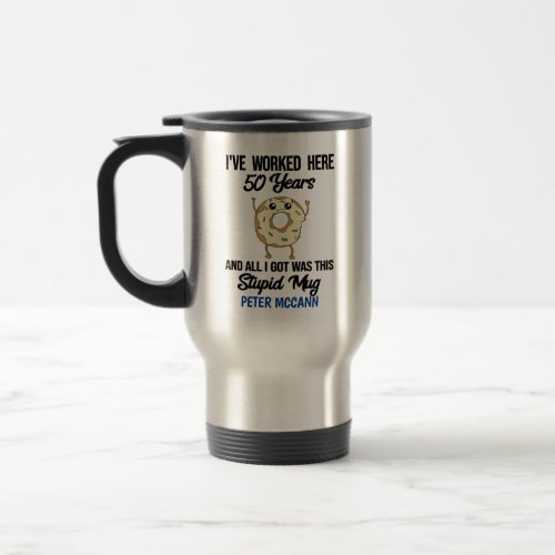 50 Year Work Anniversary Appreciation Gift Mug