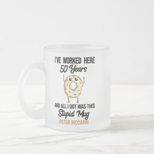 50 Year Work Anniversary Appreciation Gift Mug
