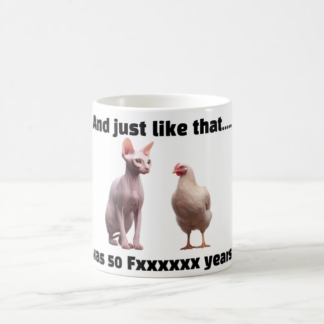 50 years Ago Coffee Mug (Center)