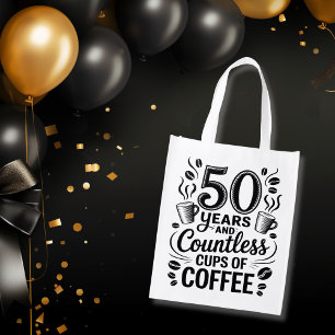 50 Years and Countless Cups of Coffee Grocery Bag