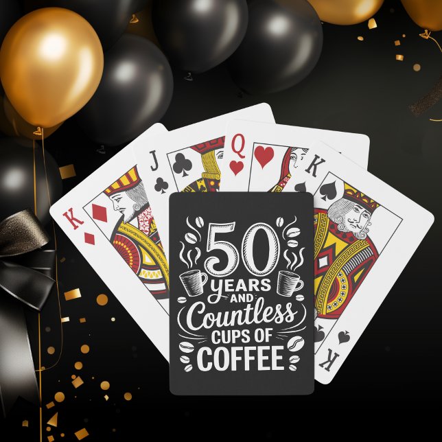 50 Years and Countless Cups of Coffee  Poker Cards (Creator Uploaded)