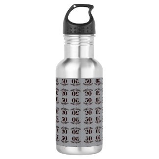 50 Years & Cheers Elegant on Thermal Tumbler  Stainless Steel Water Bottle