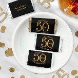 50 years corporate anniversary black and gold hershey's miniatures