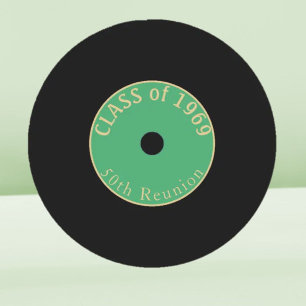 50 years! Customizable, Class reunion coasters