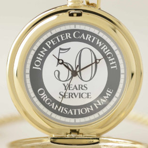 50 Years Long Service Pocket Watch