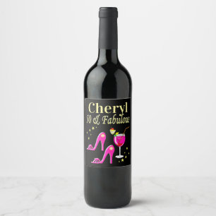 50 YEARS OD AND A FABULOUS DIVA WINE LABEL