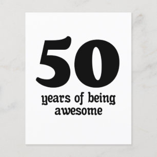 50 years of being awesome flyer