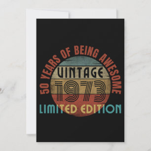 50 years of being awesome   invitation