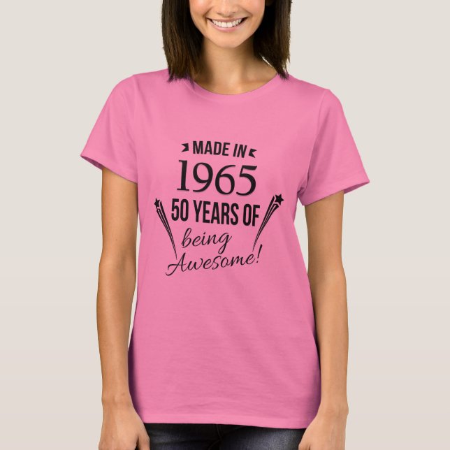 50 Years of Being Awesome T-Shirt (Front)