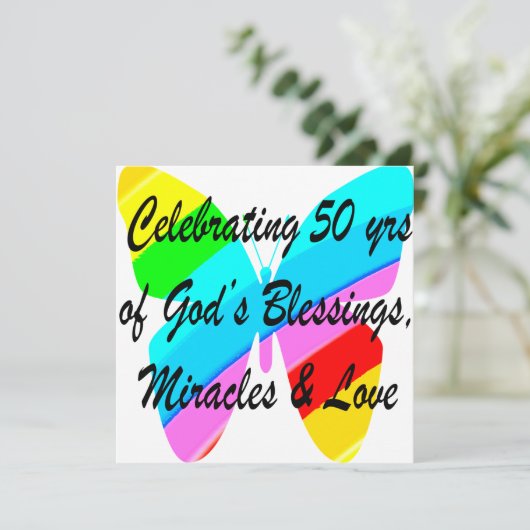 50 YEARS OF BLESSINGS (Standing Front)