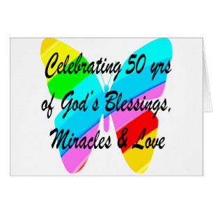 50 YEARS OF BLESSINGS CARDS