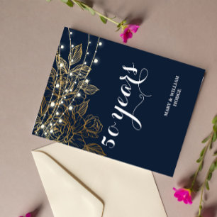 "50 Years of Forever: An Anniversary to Remember"  Napkins