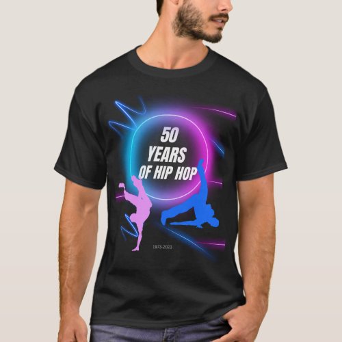 50 years of hip hop T_Shirt