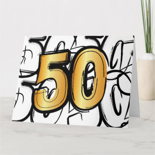 50 years of jubilee, abraham, sarah or wedding day card