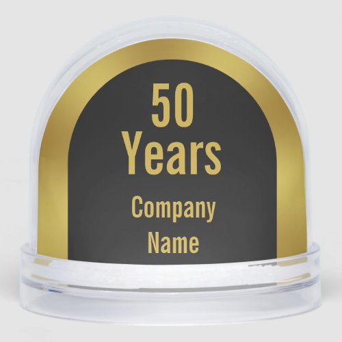 50 Years of Service Black and Gold Employee