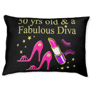 50 YEARS OLD AND A FABULOUS DIVA PET BED