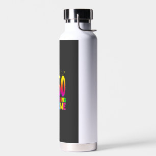 50 Years Old Birthday Sloth Dabbing 50th Birthday  Water Bottle