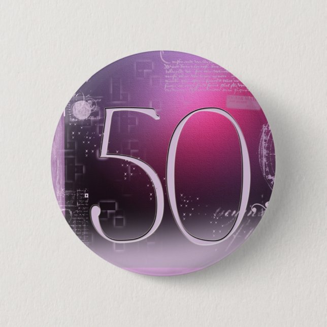 50 years old! button (Front)