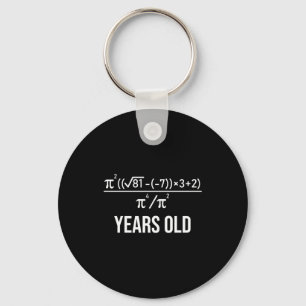 50 Years Old Equation Funny 50th Birthday Math Keychain