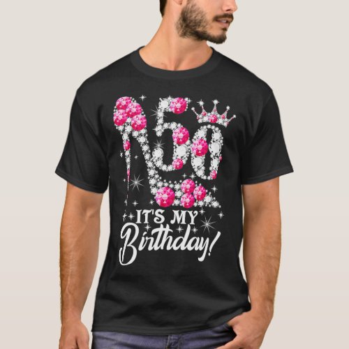 50 Years Old Its My 50th Birthday Funny Pink Diamo T_Shirt