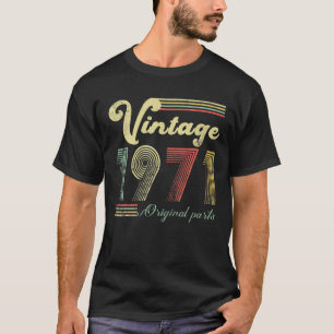 50 Years Old - Made In 1971 - Vintage 50Th Birthda T-Shirt