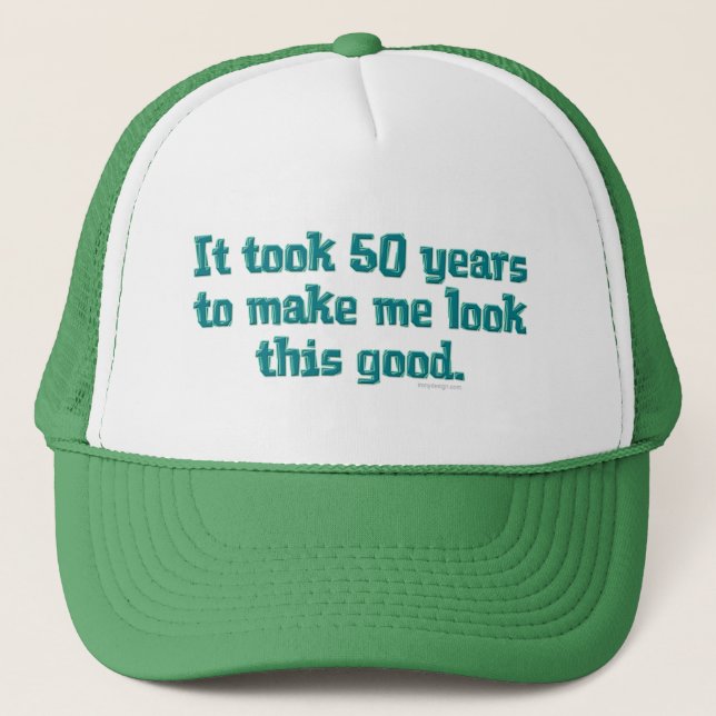 50 Years Old Trucker Hat (Front)