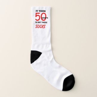 50 years to get socks 50th Birthday