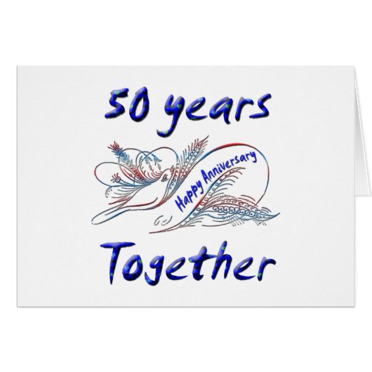 50 Years Together Cards (Front Horizontal)