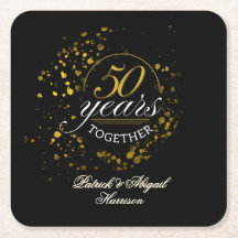 50 Years Together Golden Wedding Anniversary Party