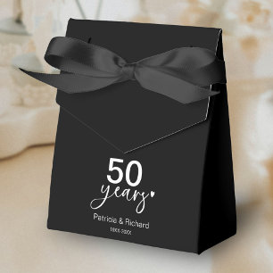 50 Years Wedding Anniversary Favor Boxes