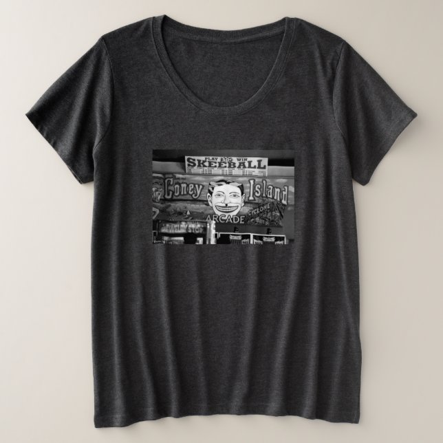 '50c Skeeball' Ladies' Plus-Size T-shirt (Design Front)