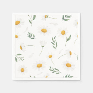 50pc - Daisy napkins