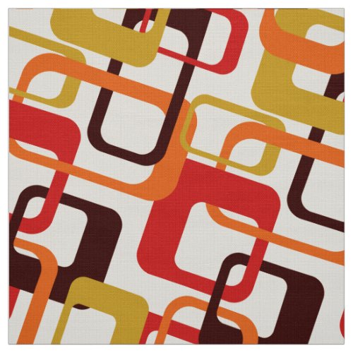 50s 60s 70s retro vintage link pattern fabric 