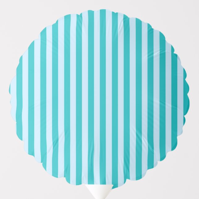 50s Blue Stripes Balloon (Front)