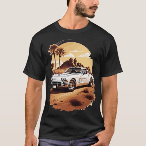 50s Chevrolet Corvette C1 T_Shirt