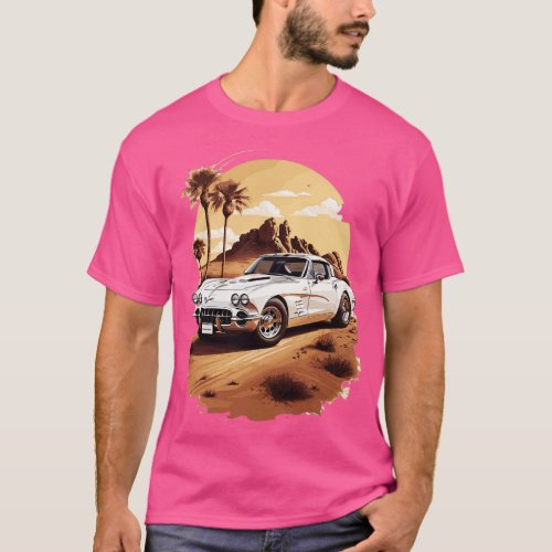 50s Chevrolet Corvette C1 T_Shirt