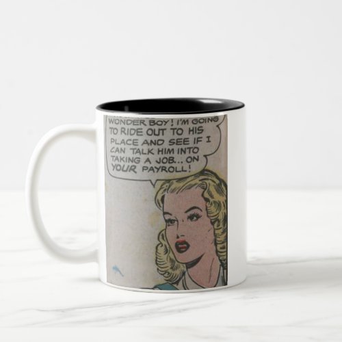 50s Classic Comics Two_Tone Coffee Mug