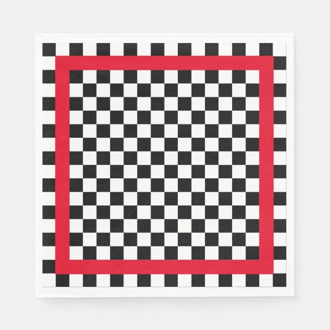 50's Diner Dinner Napkins (Front)