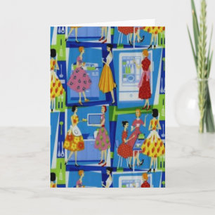 50's Housewife Design Card