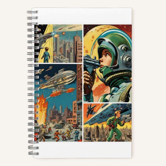 50s JOHNNY - Comic Sketchbook Notebook (Front)