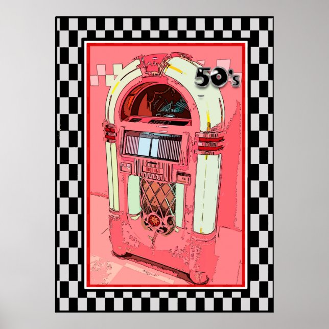 50s Jukebox Poster (Front)