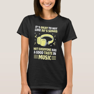 50s Music 50s Music Nostalgic Rock and Roll R&B T-Shirt