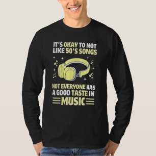 50s Music 50s Music Nostalgic Rock and Roll R&B T-Shirt