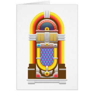 50s old fashioned jukebox cards