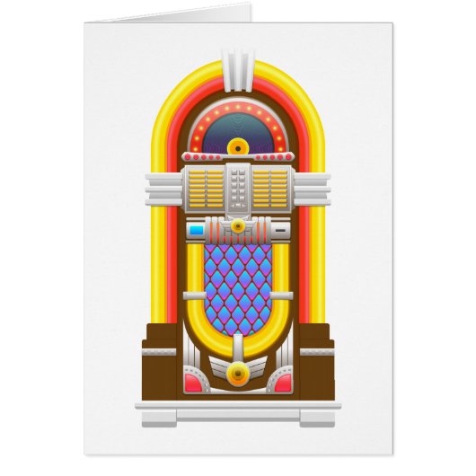 50s old fashioned jukebox cards (Front)